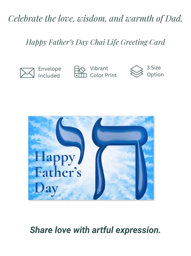 Happy Father's Day Chai Life Greeting Card