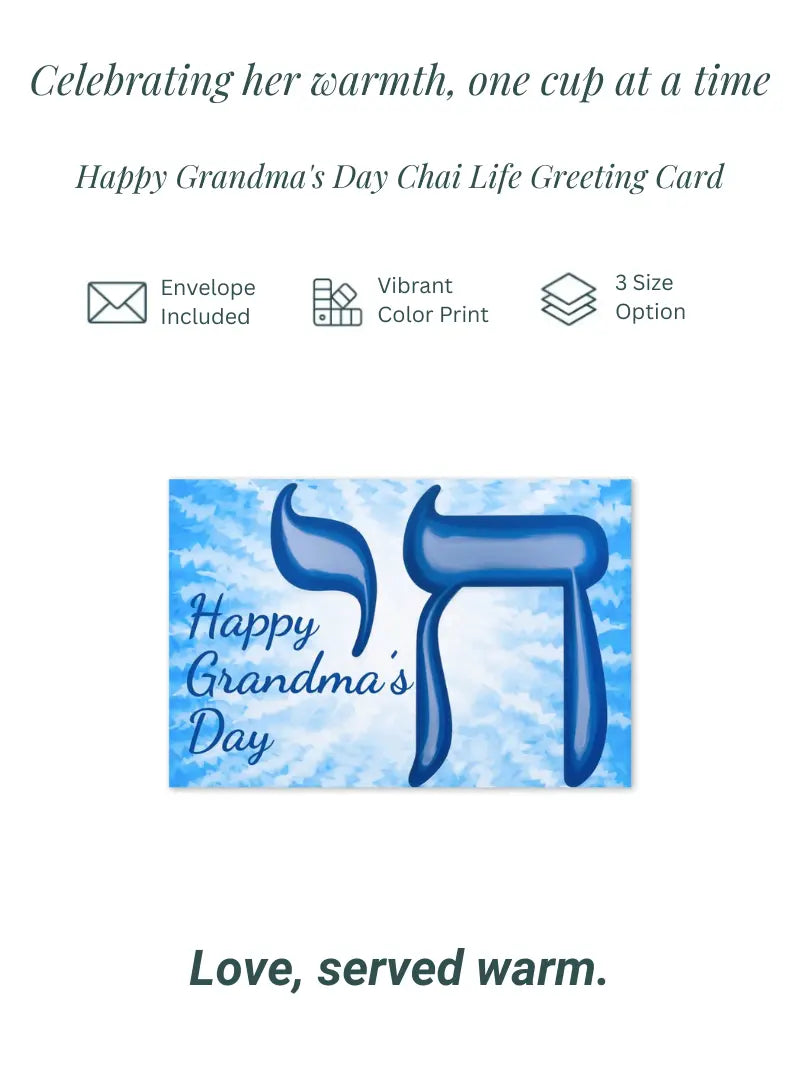 Happy Grandma's Day Chai Life Greeting Card