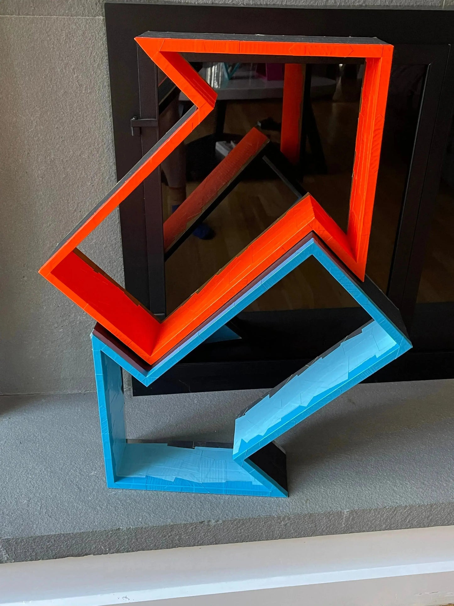 Arrows Orange & Blue - “Reddit Upvote & Downvote” (Custom Original) MLB Artist