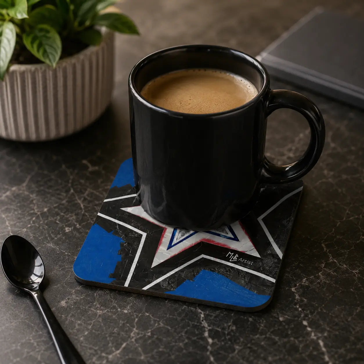 Star Cork-back Coaster