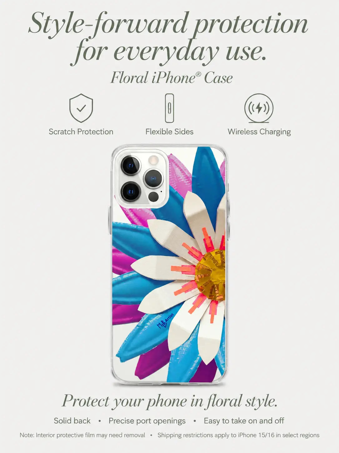 Electric Daisy Clear Case for iPhone®