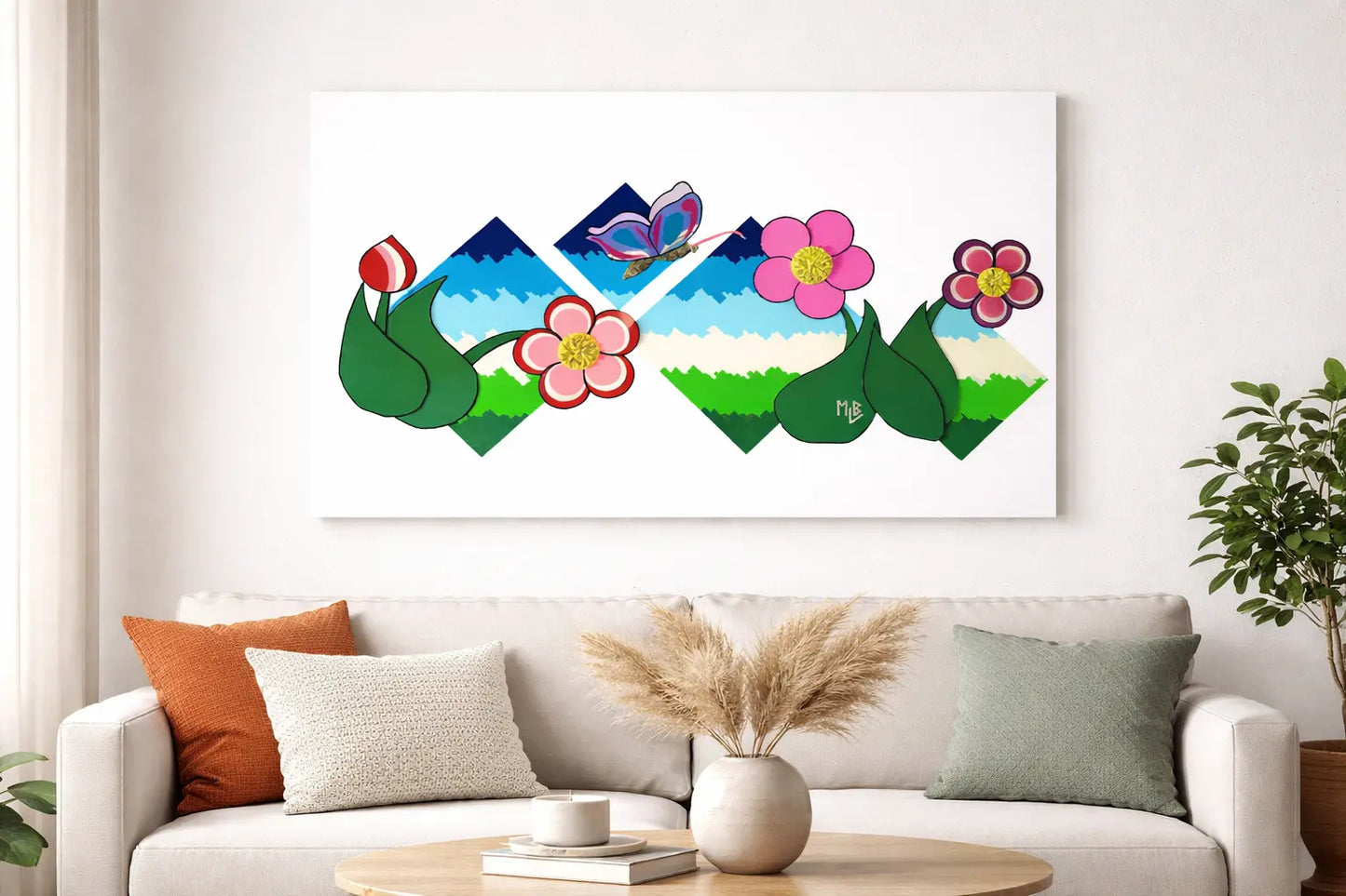Flower Field Fantasy Poster MLB Artist