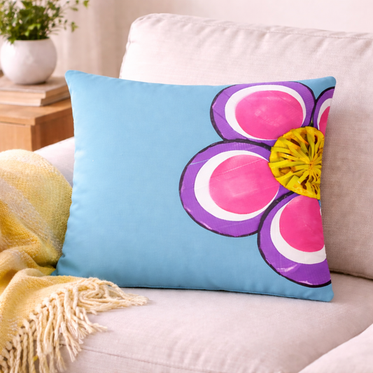 Purple and Pink Basic Pillow