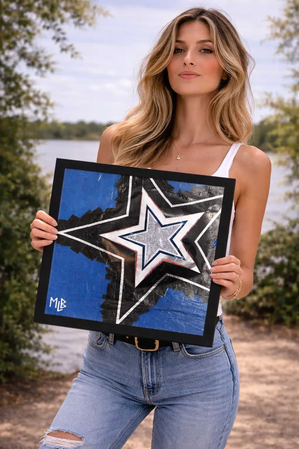 Star Framed Poster MLB Artist