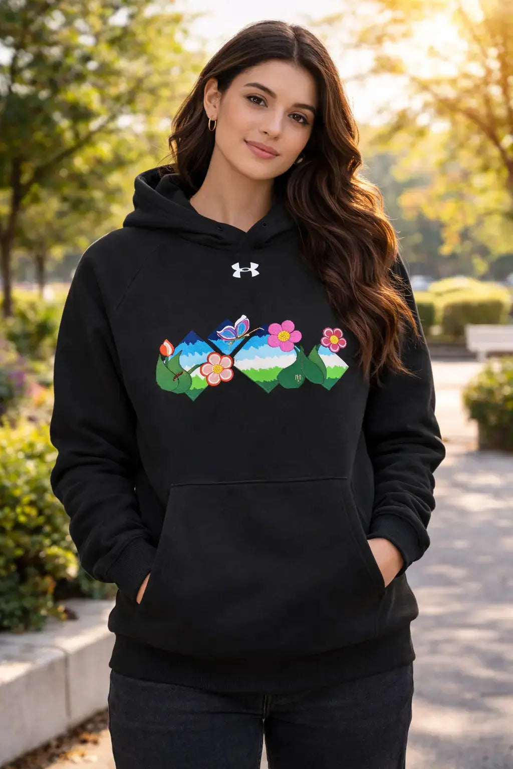 Under Armour® Women's Flower Field Fantasy Hoodie MLB Artist