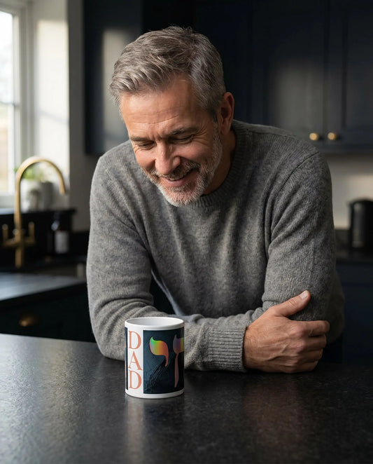 Copper Chai Dad White Glossy Mug