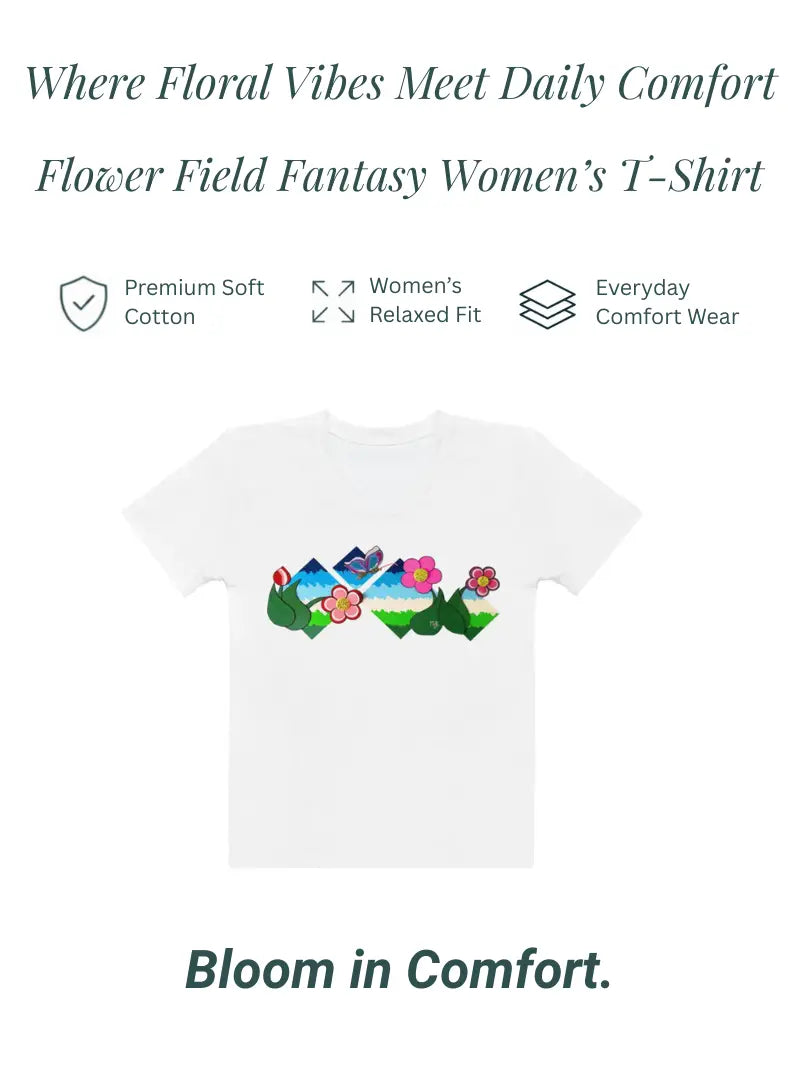 Flower Field Fantasy Women's T-Shirt