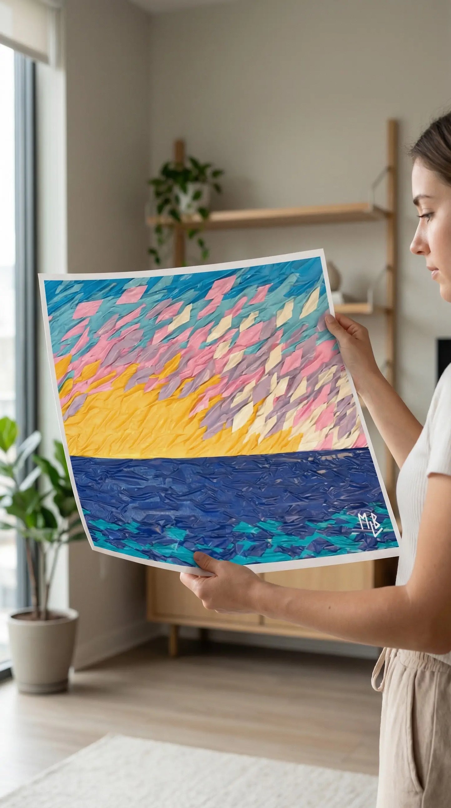 Hamptons Sunset Poster MLB Artist