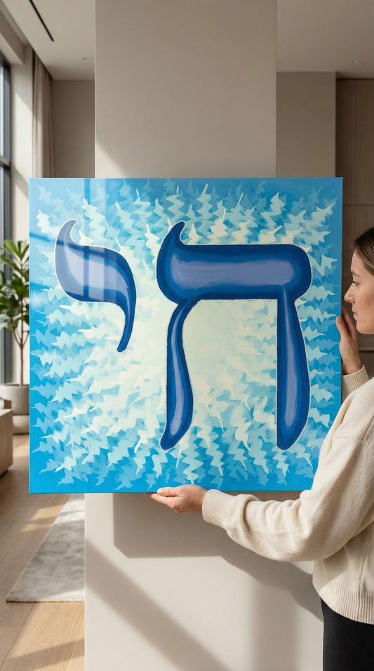 Chai Life Jewish Art (Custom Original)