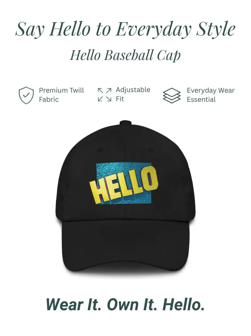HELLO Baseball Cap