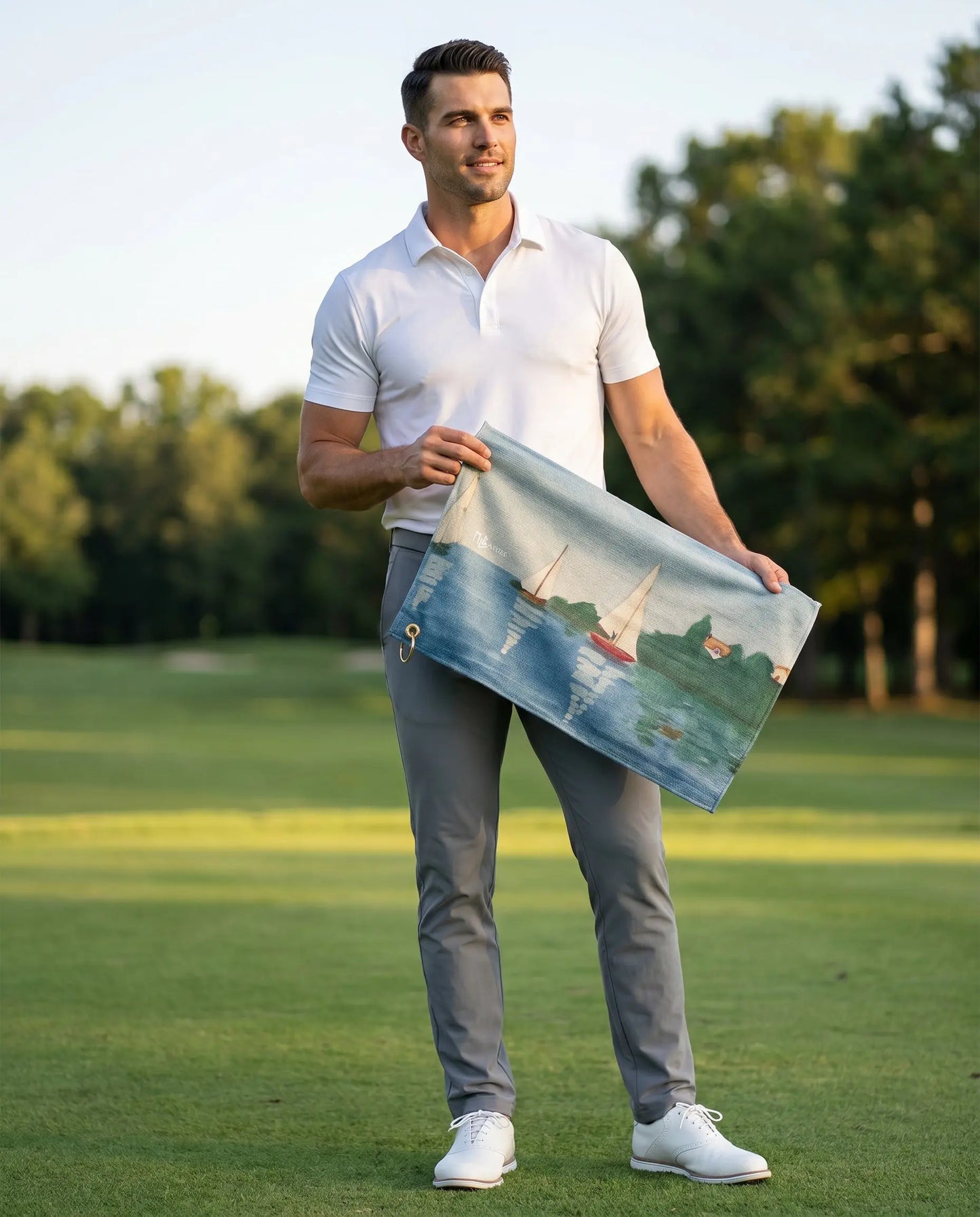 Sailboats Golf Towel
