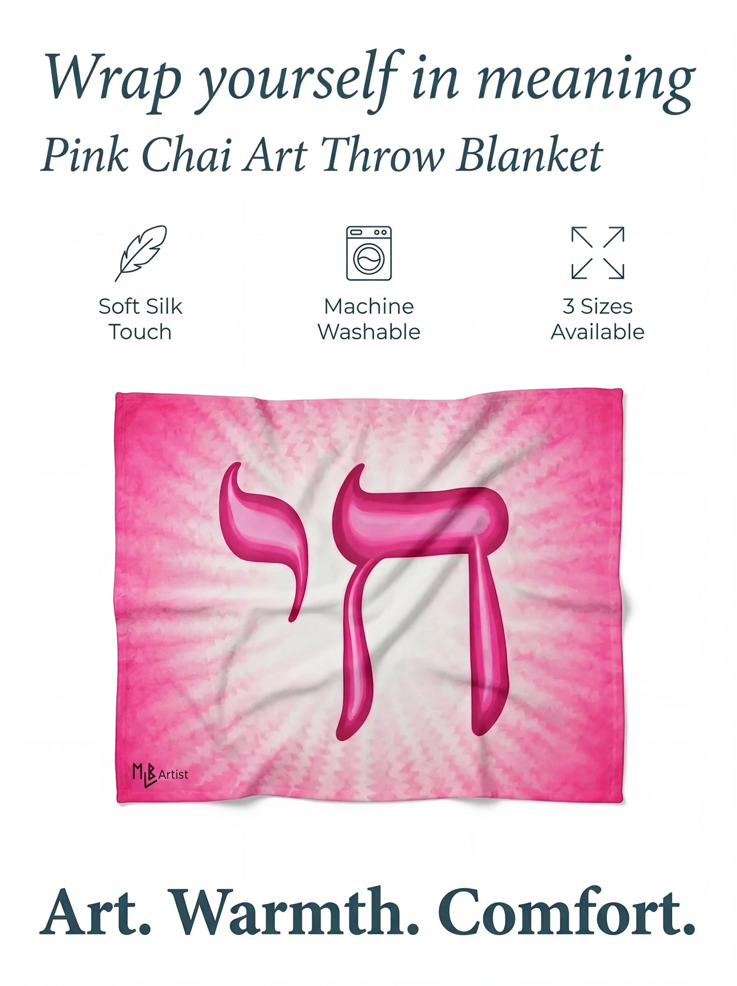 Pink Chai Life Throw Blanket