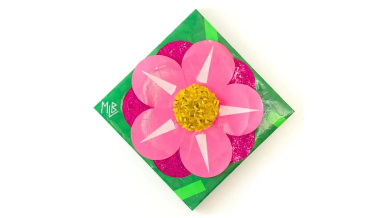 Transform Your Space With Colorful Duct Tape Flowers