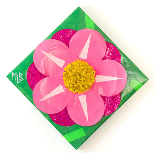 Colorful Duct Tape Flowers