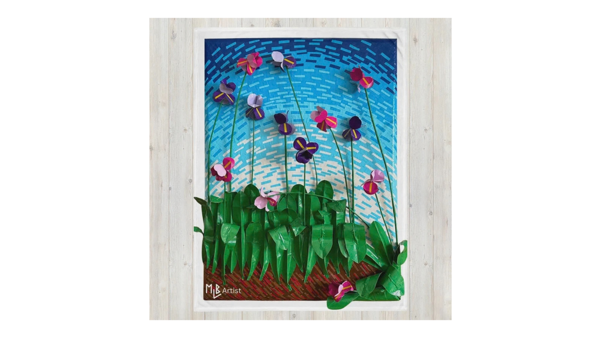 Flower Throw Blanket As A Warm Decorative Blanket For Every Season