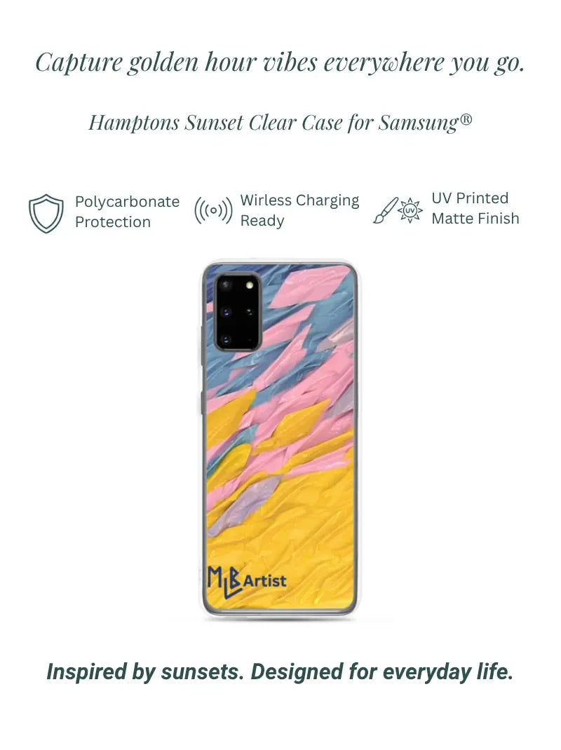 Hamptons Sunset Clear Case for Samsung®