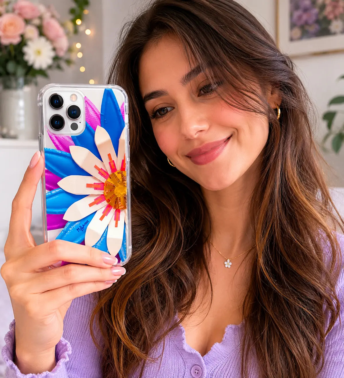 Electric Daisy Clear Case for iPhone®
