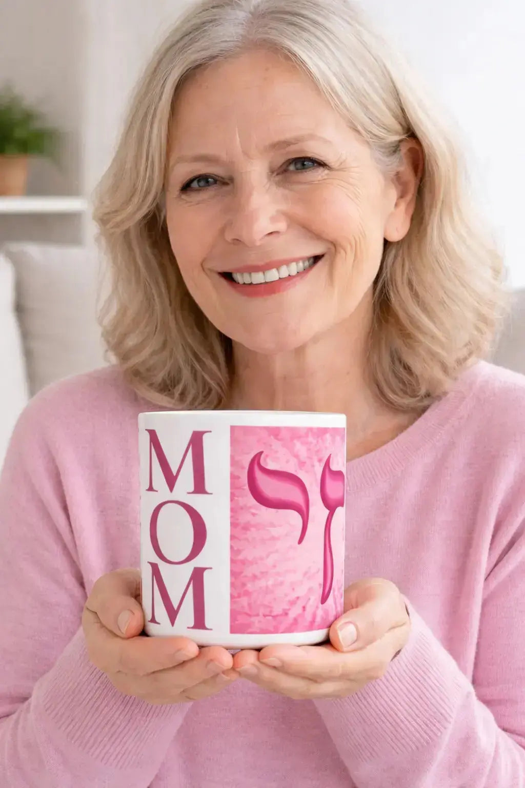 Pink Chai Mom White Glossy Mug MLB Artist