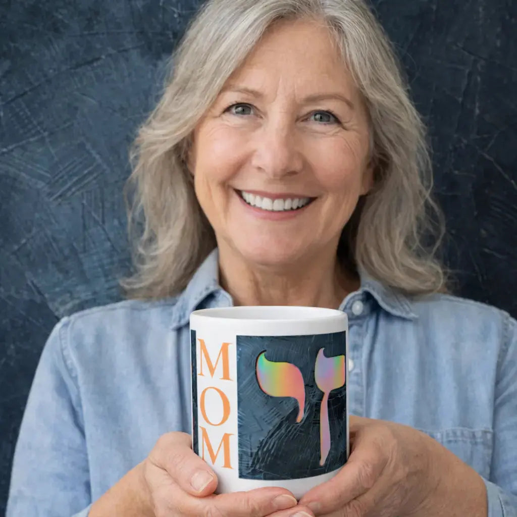 Copper Shimmer Chai Mom White Glossy Mug MLB Artist