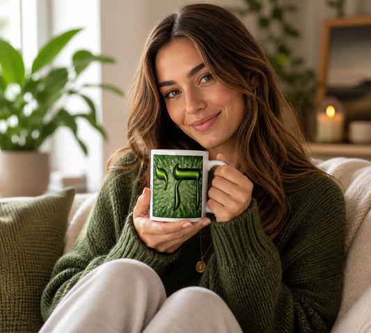 Green Chai Life White Glossy Mug