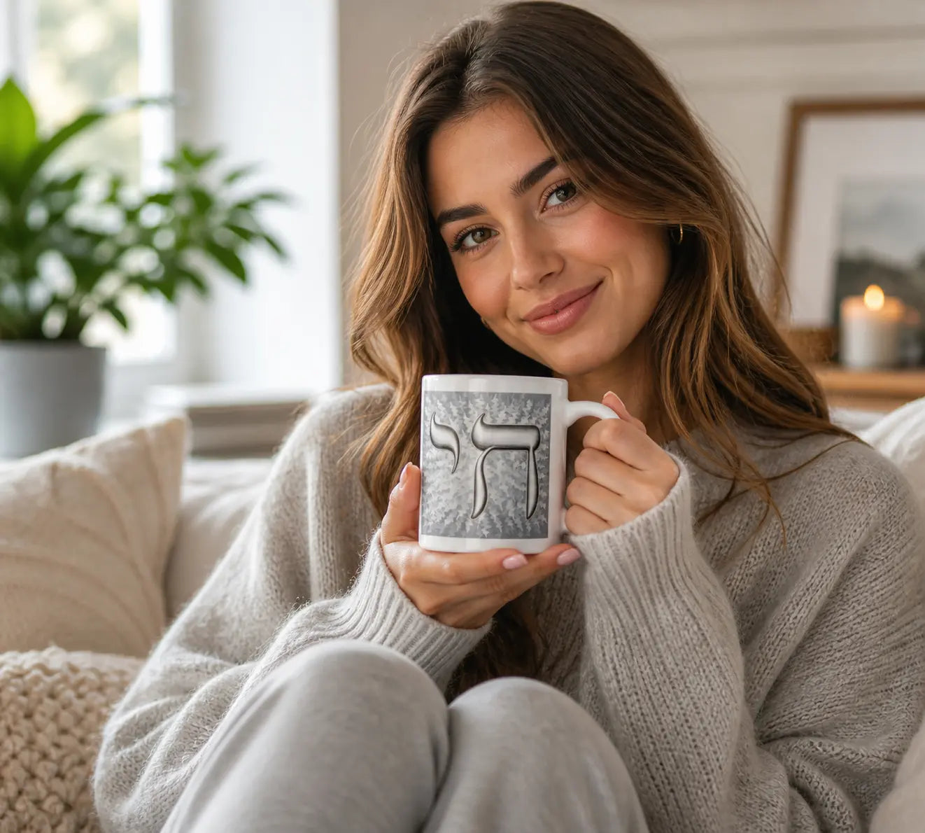 Silver Chai Life White Glossy Mug