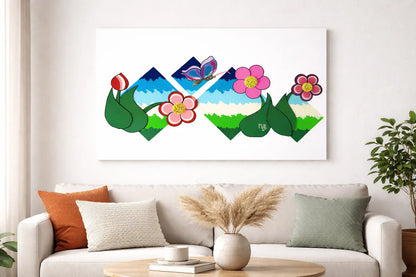 Flower Field Fantasy Poster MLB Artist
