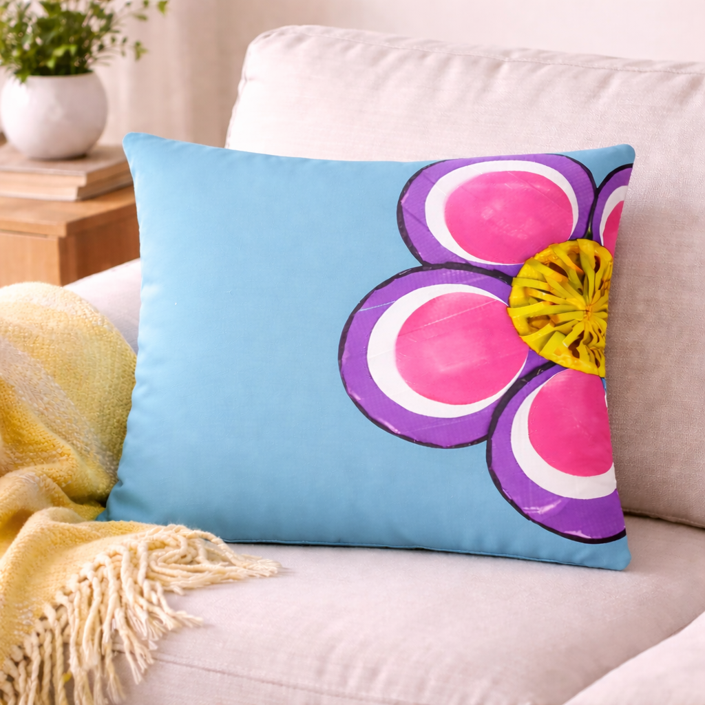 Purple and Pink Basic Pillow