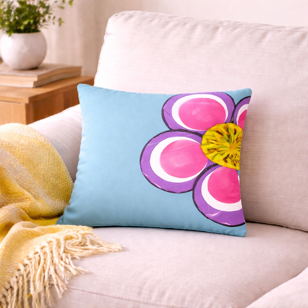 Purple and Pink Basic Pillow