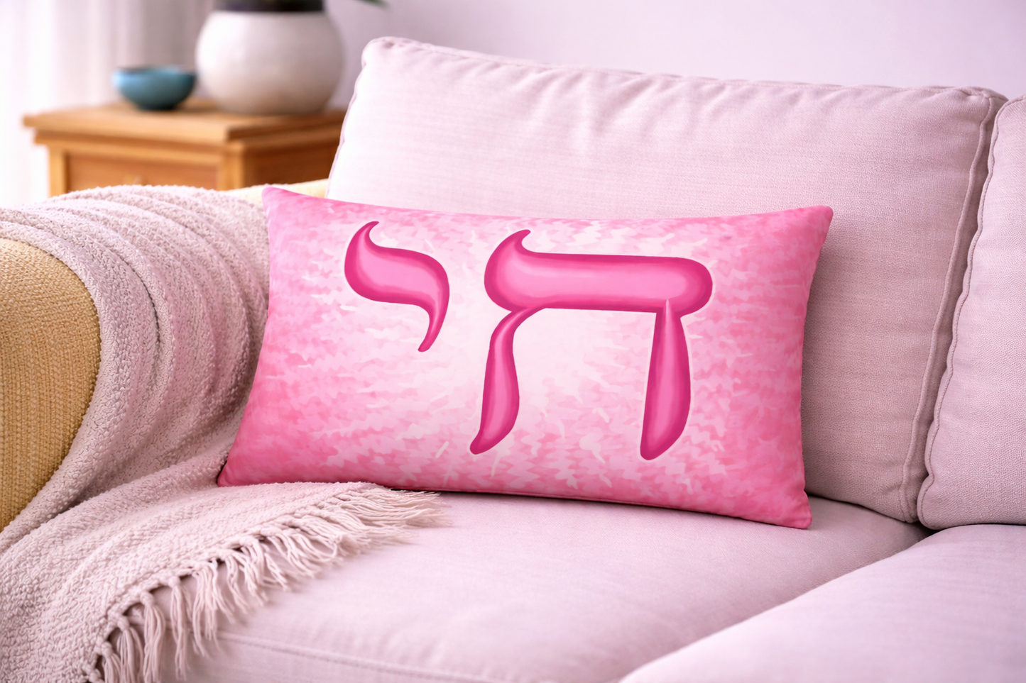 Pink Chai Life Basic Pillow