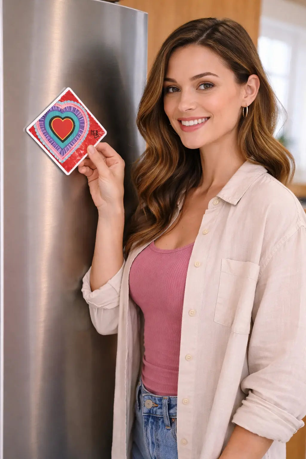 Heart Magnet MLB Artist