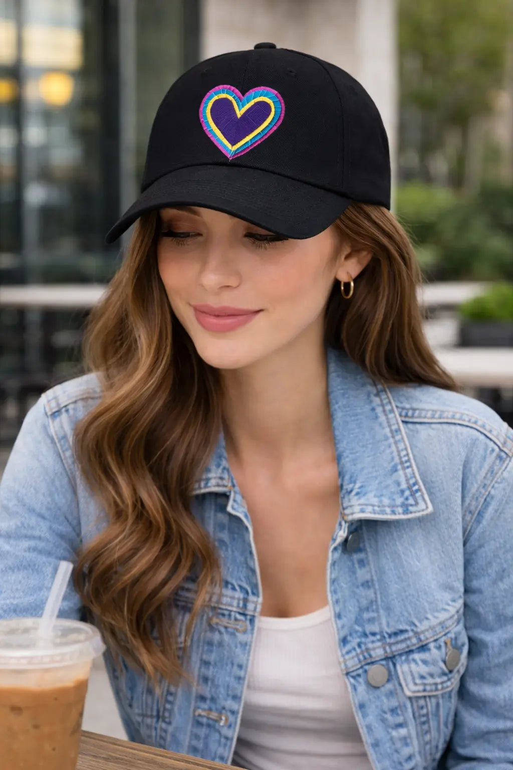 Tape Heart Baseball Cap MLB Artist