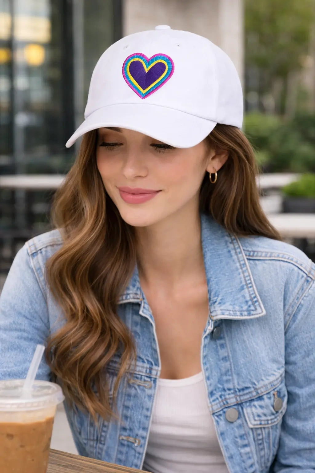 Tape Heart Baseball Cap MLB Artist