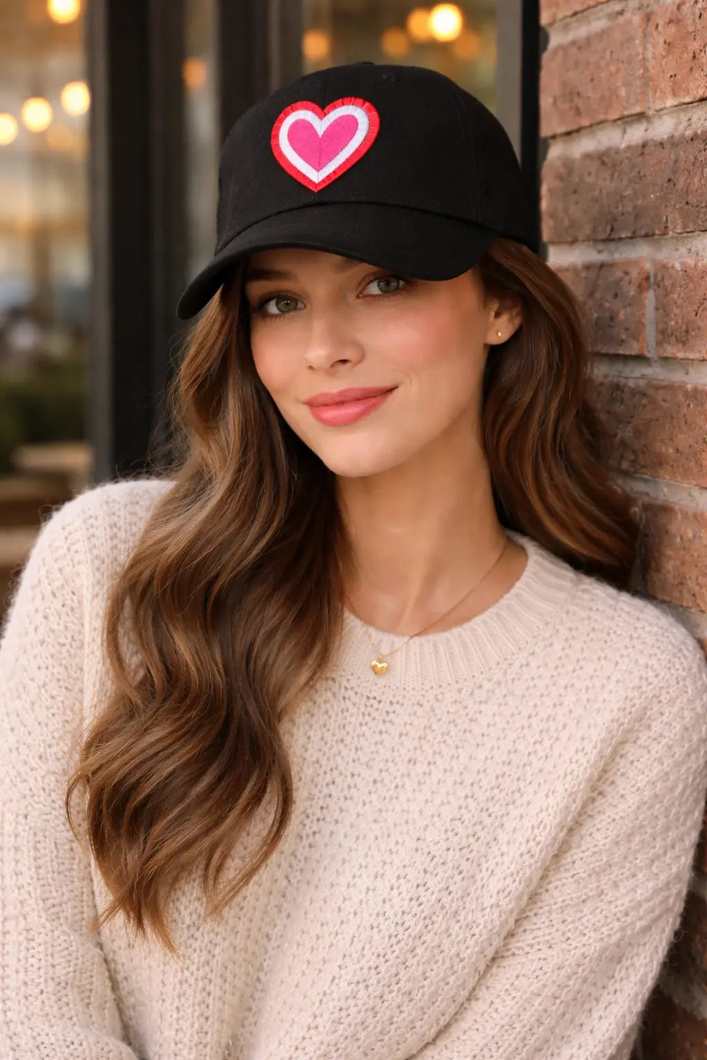 Red Tape Heart Baseball Cap MLB Artist