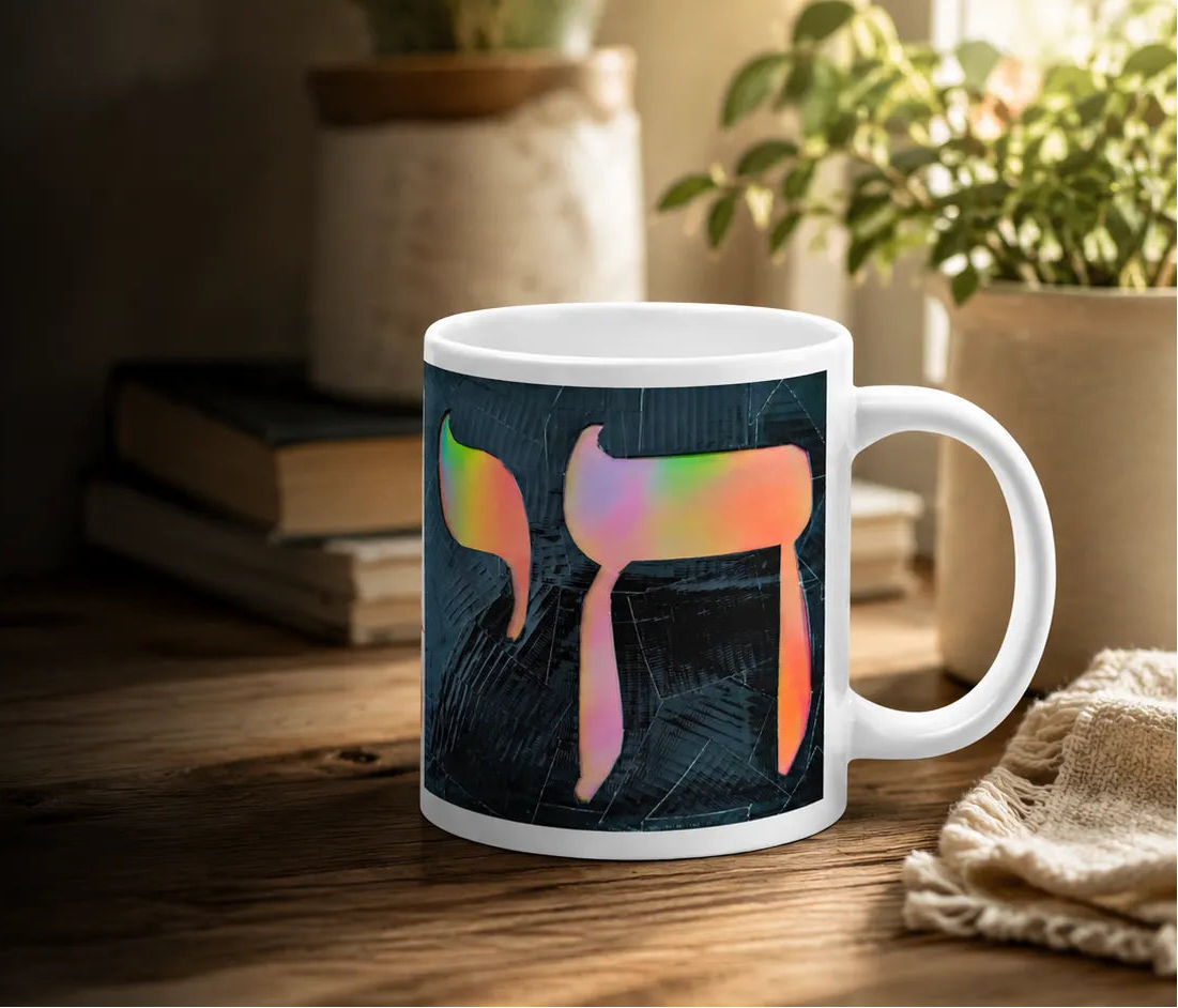Rainbow Chai Life Mug lifestyle image