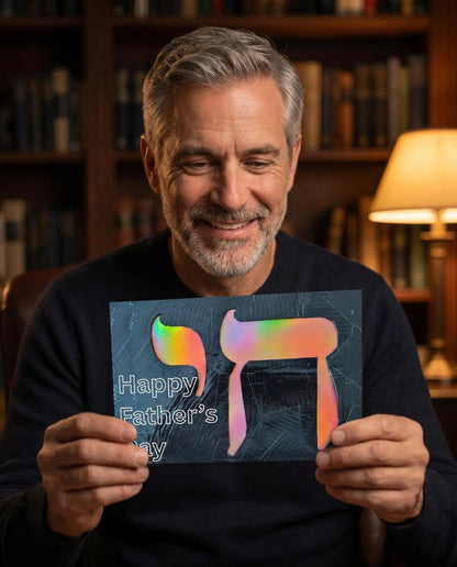 Rainbow Chai Life Happy Father's Day Greeting Card