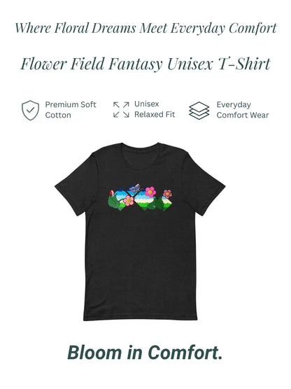 Flower Field Fantasy Unisex T-Shirt