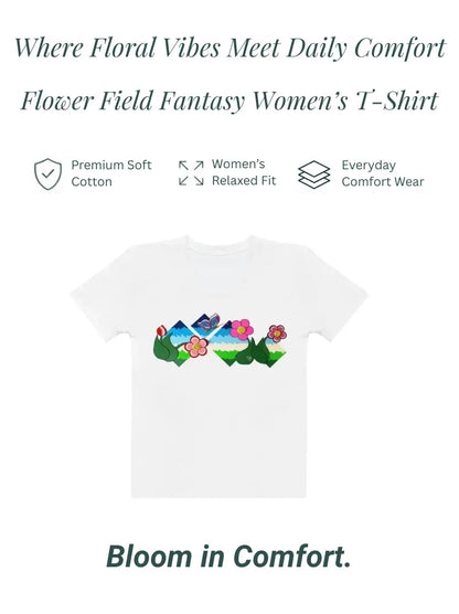 Flower Field Fantasy Women's T-Shirt