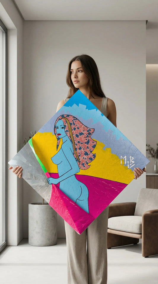 American Woman Diamond (Custom Original) MLB Artist