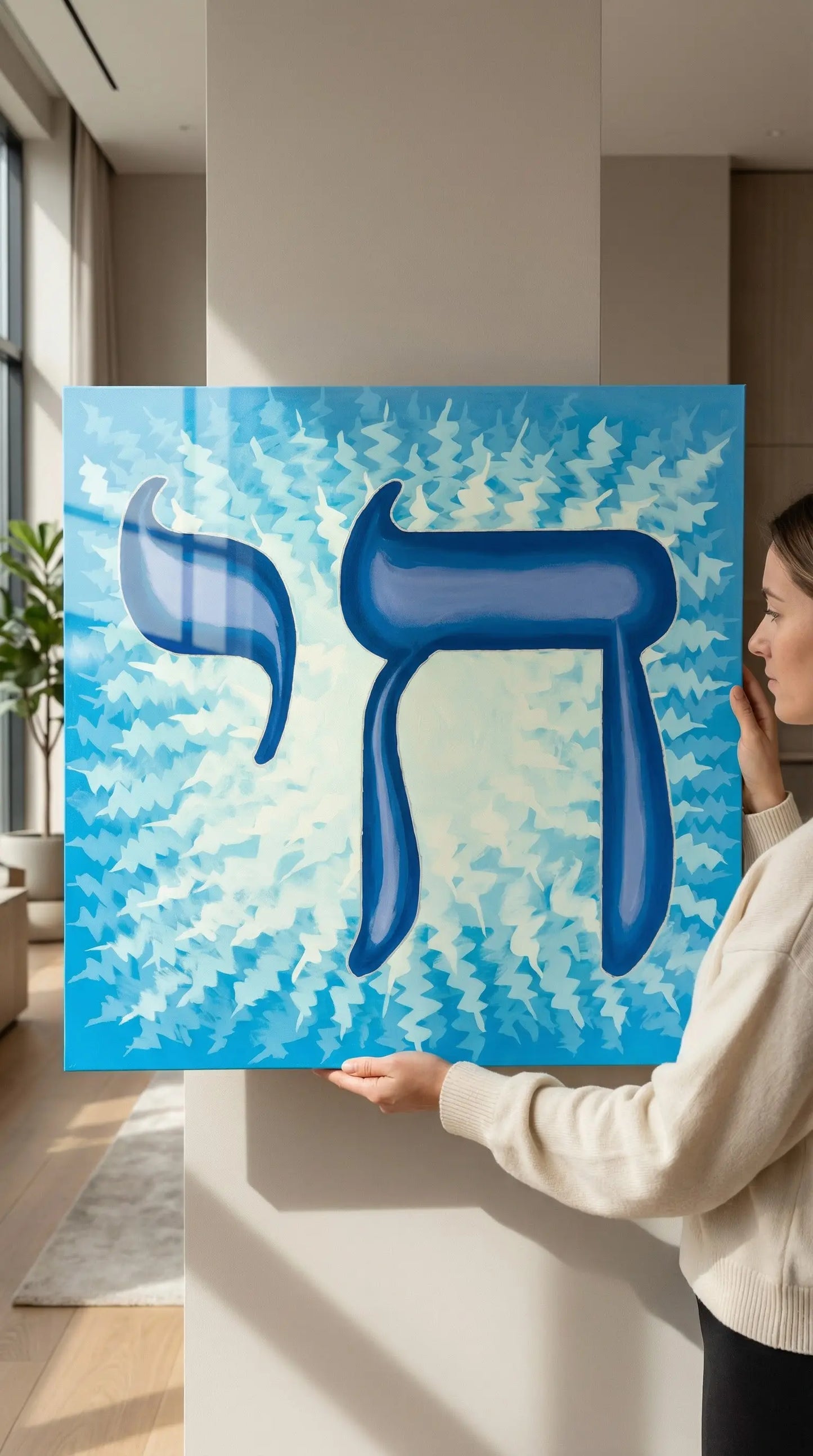 Chai Life Jewish Art (Custom Original) MLB Artist