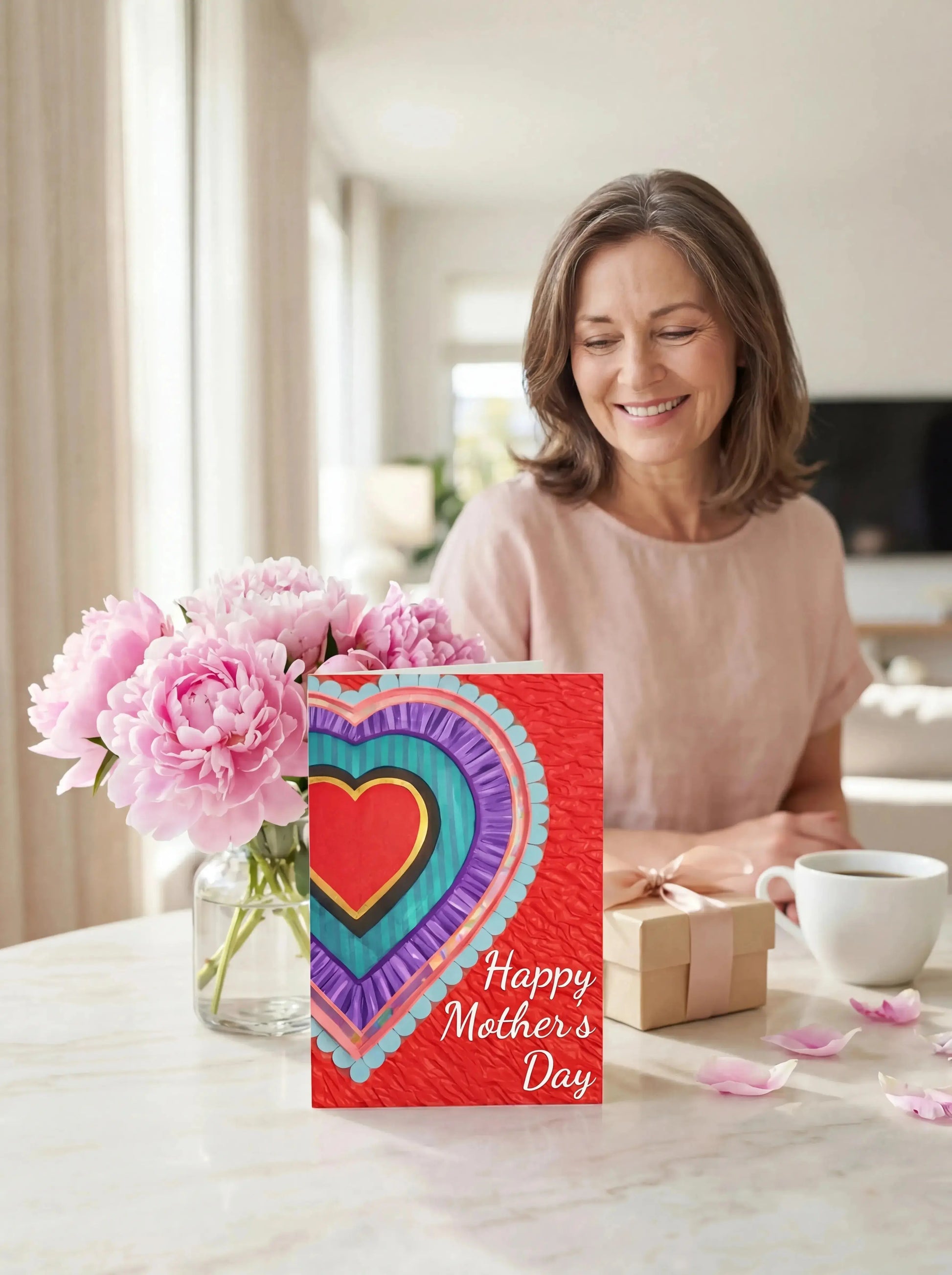 Mother's Day Heart Greeting Card MLB Artist