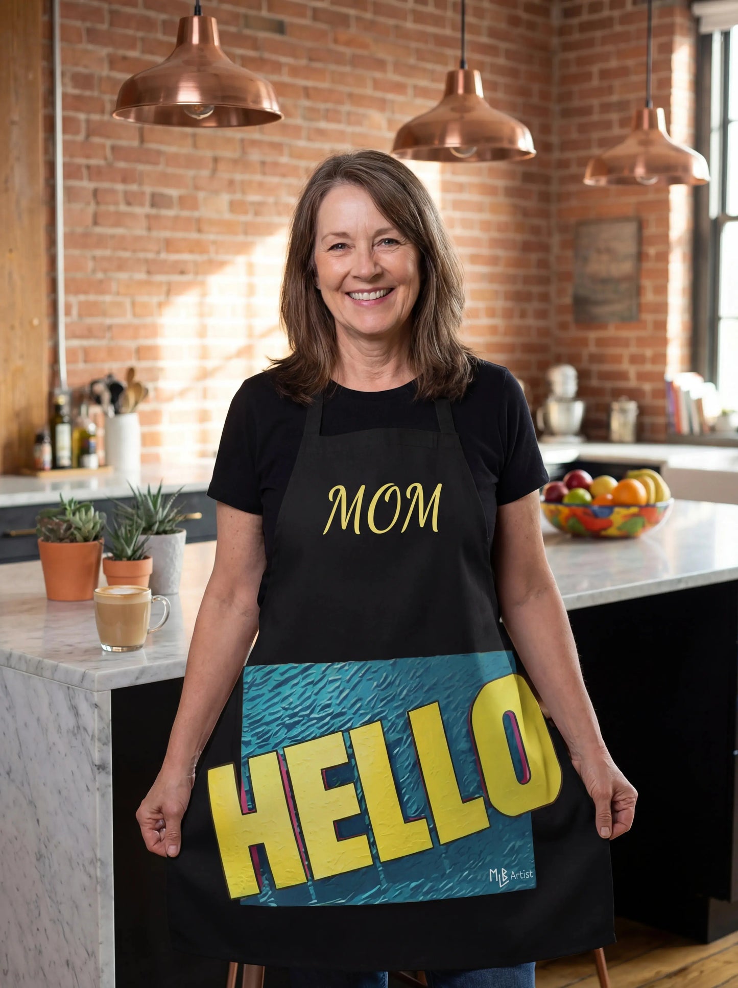HELLO Mom Apron