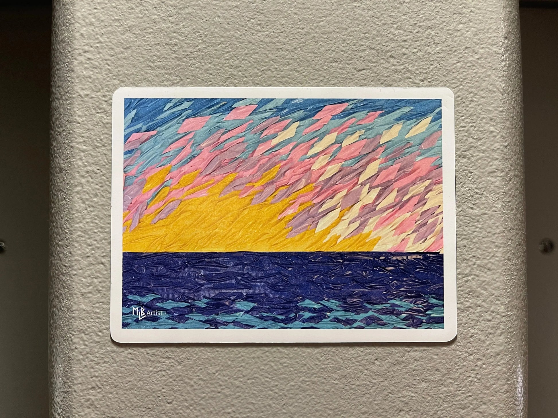 Hamptons Sunset Magnet MLB Artist