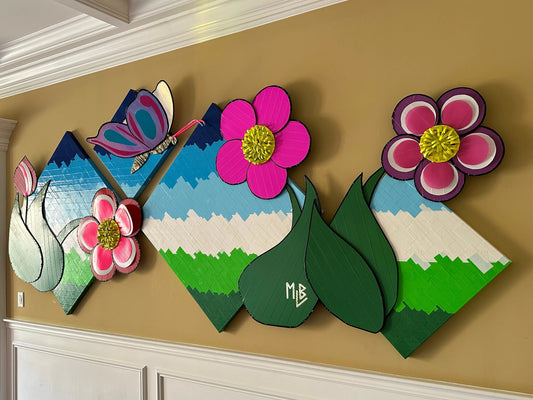 Flower Field Fantasy (Custom Original) MLB Artist