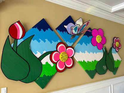 Flower Field Fantasy (Custom Original) MLB Artist