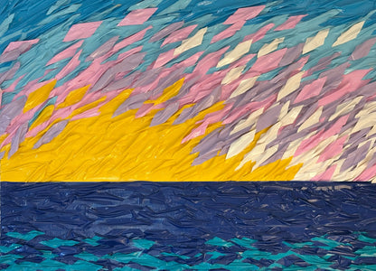 Hamptons Sunset (Custom Original) MLB Artist