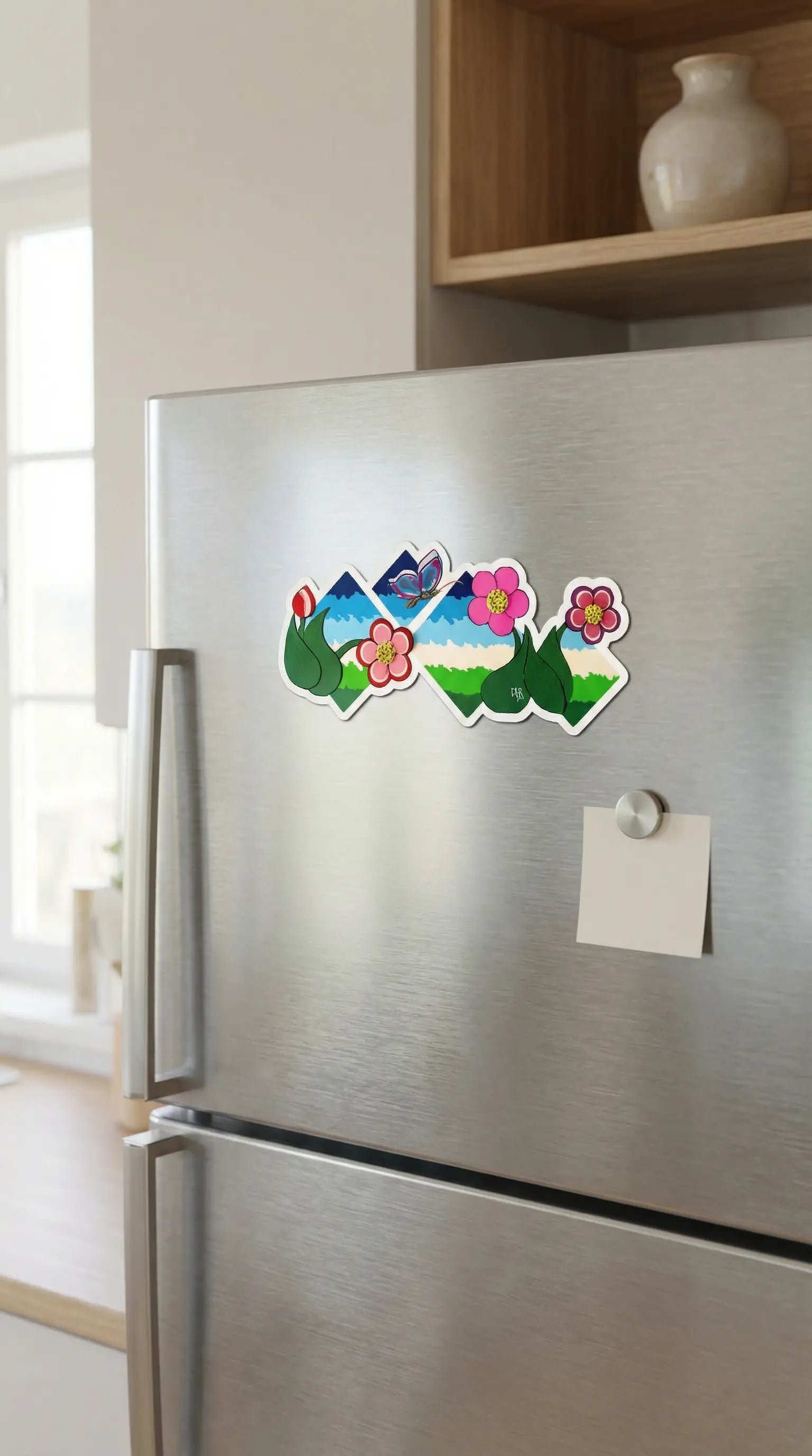 Flower Field Fantasy Magnet MLB Artist