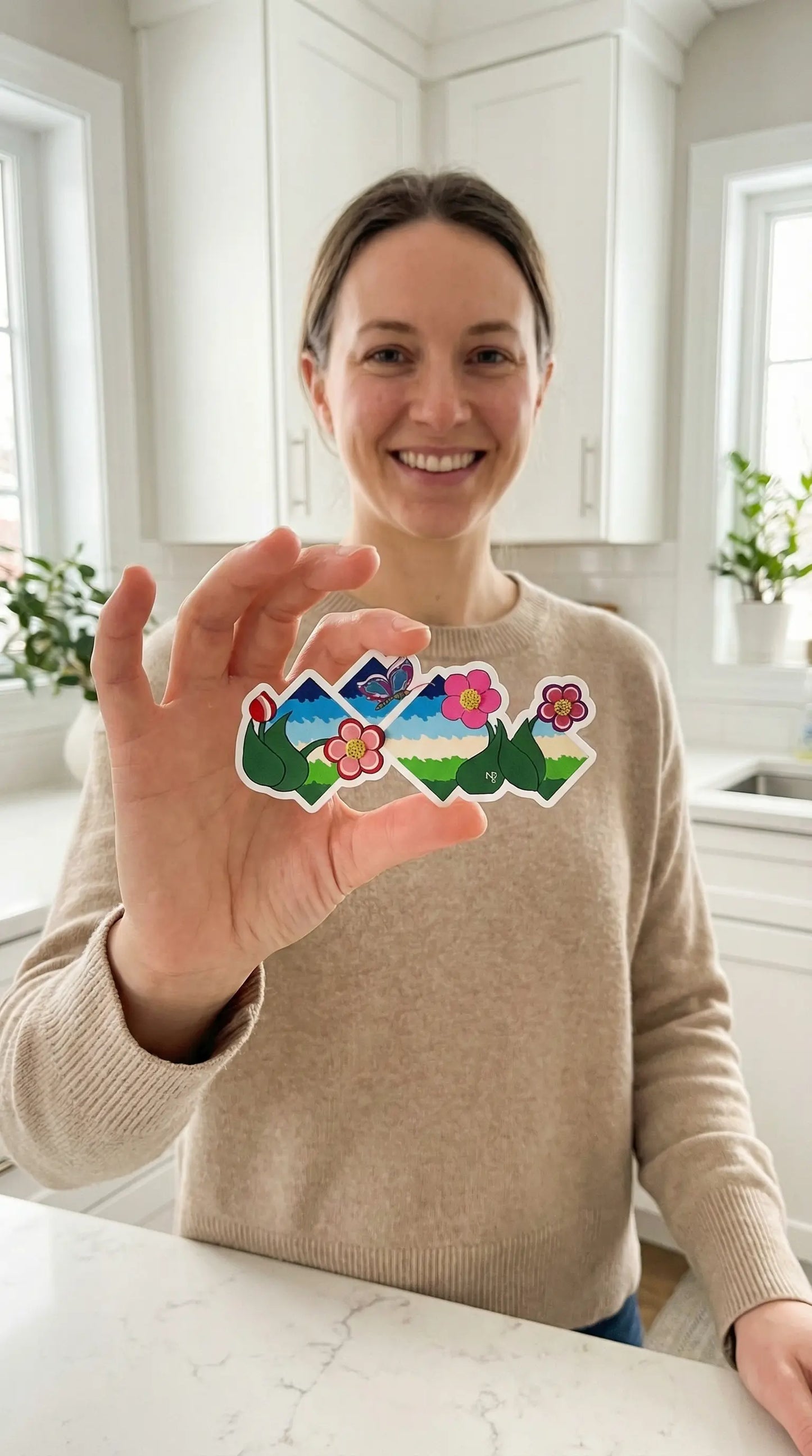 Flower Field Fantasy Magnet MLB Artist