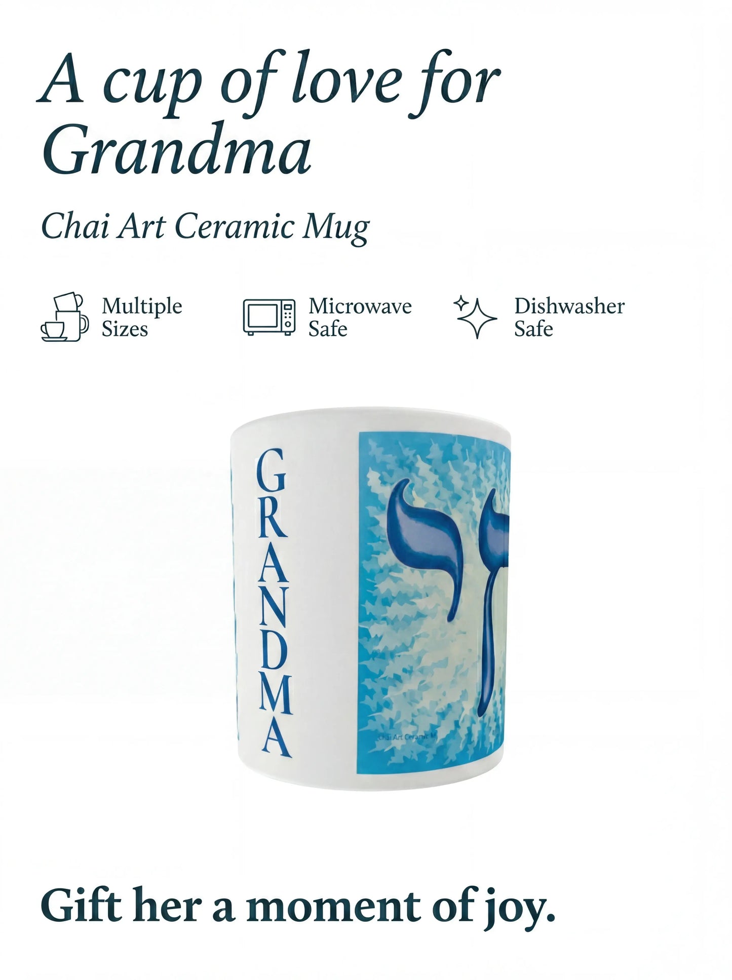 Chai Grandma White Glossy Mug