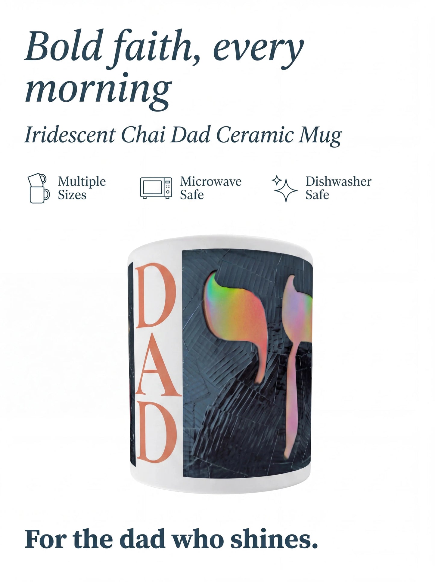 Copper Chai Dad White Glossy Mug