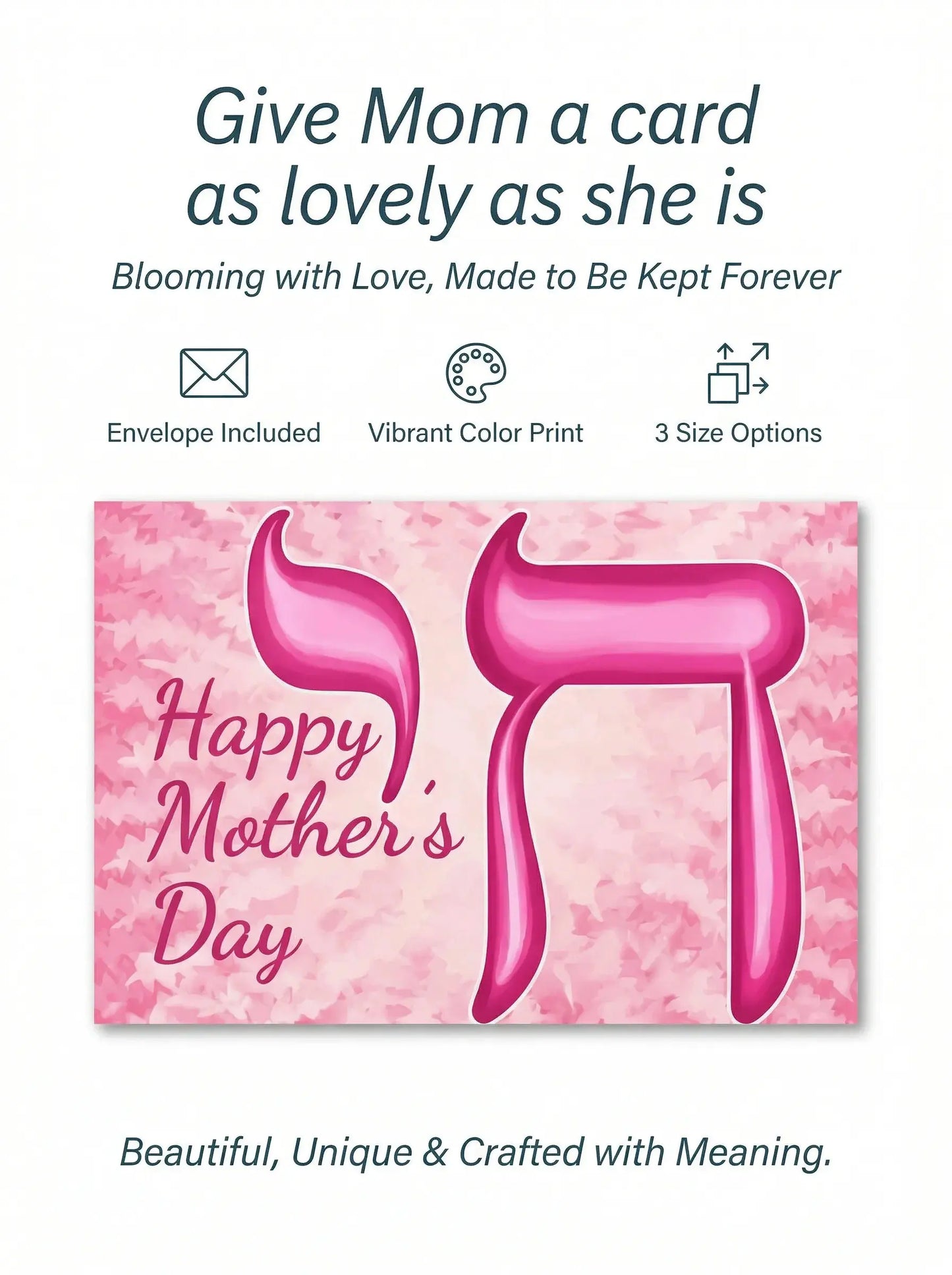 Pink Chai Mom Greeting Card